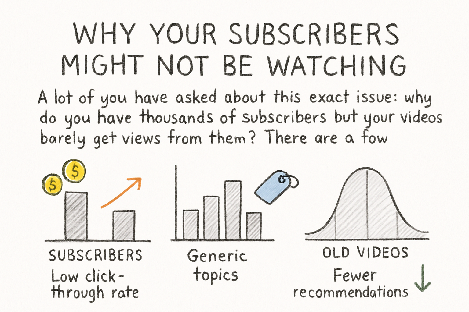 Infographic: Why your subscribers might not be watching
