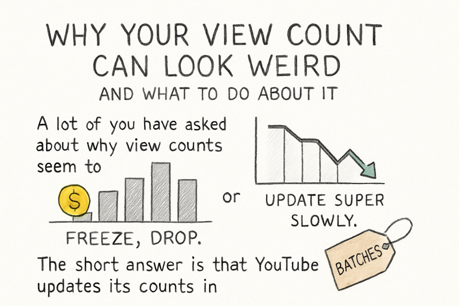 Infographic: Why your view count can look weird and what to do about it