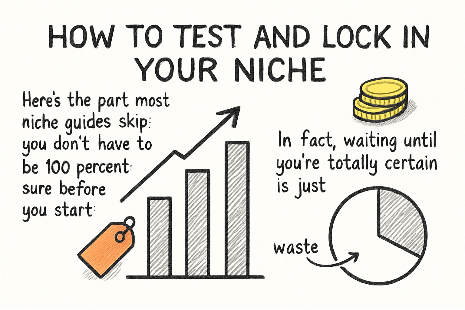 Infographic: How to test and lock in your niche