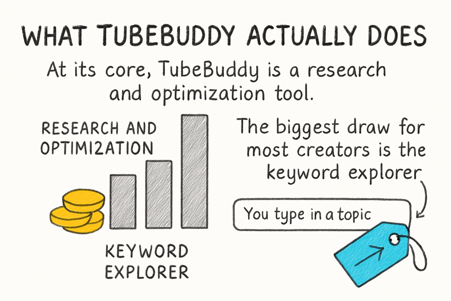 Infographic: What TubeBuddy actually does