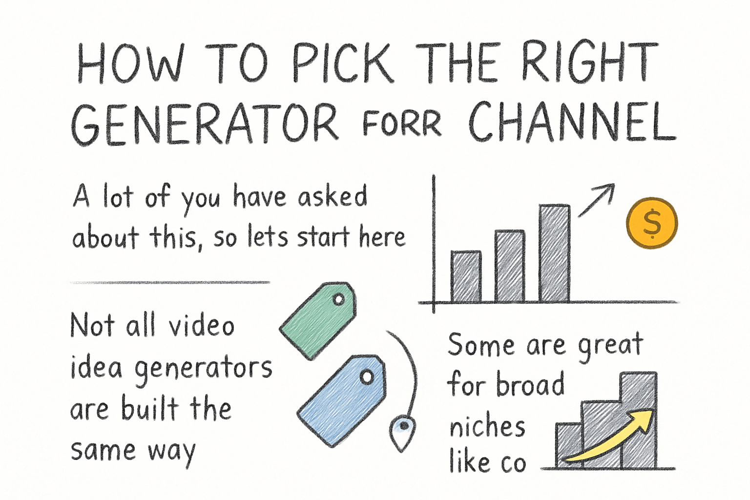 Infographic: How to pick the right generator for your channel
