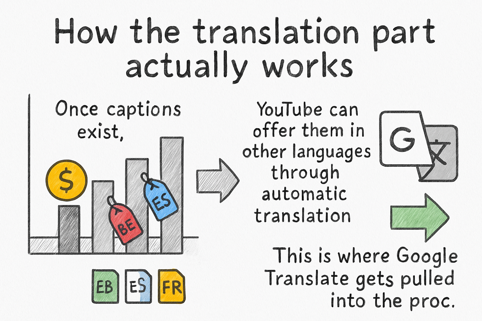 Infographic: How the translation part actually works