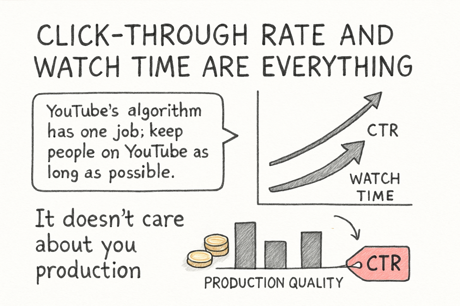 Infographic: Click-through rate and watch time are everything
