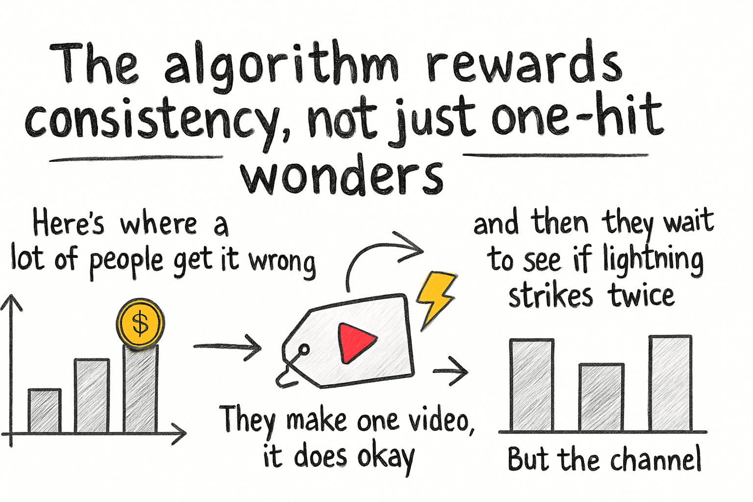 Infographic: The algorithm rewards consistency, not just one-hit wonders
