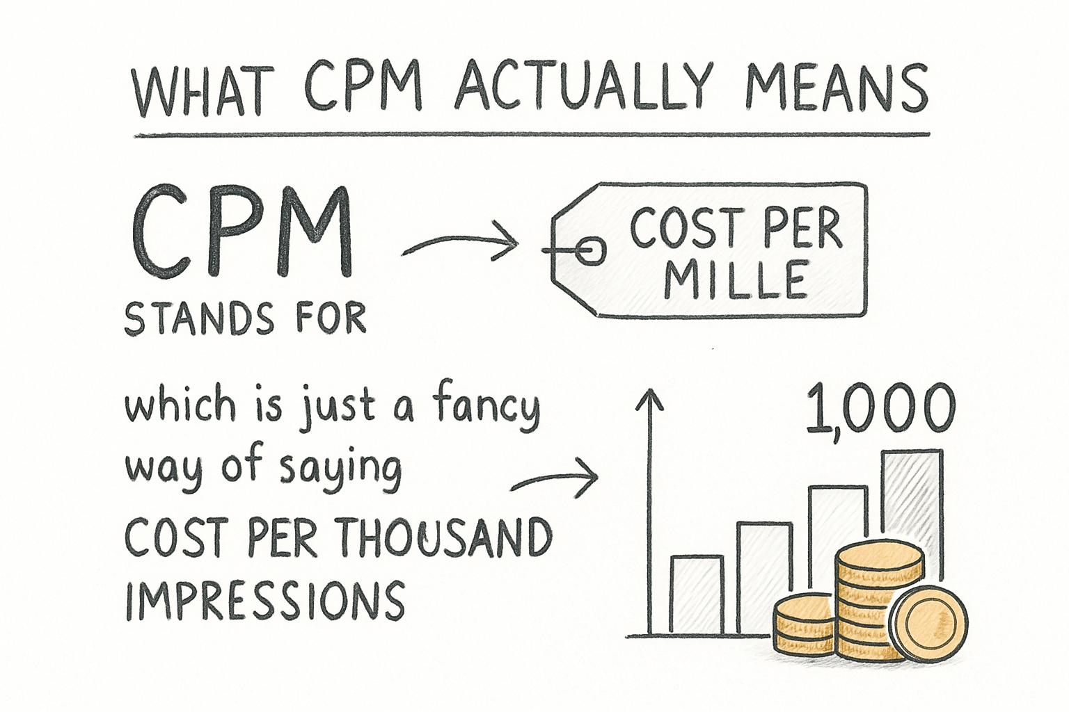 Infographic: What CPM actually means