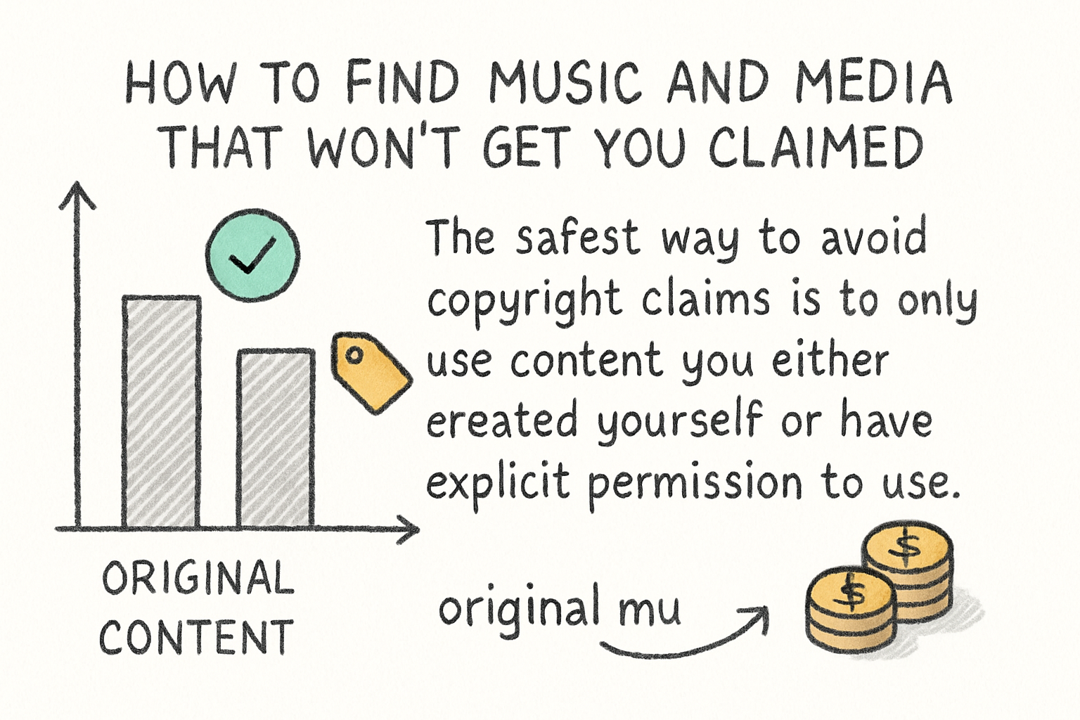 Infographic: How to find music and media that won't get you claimed