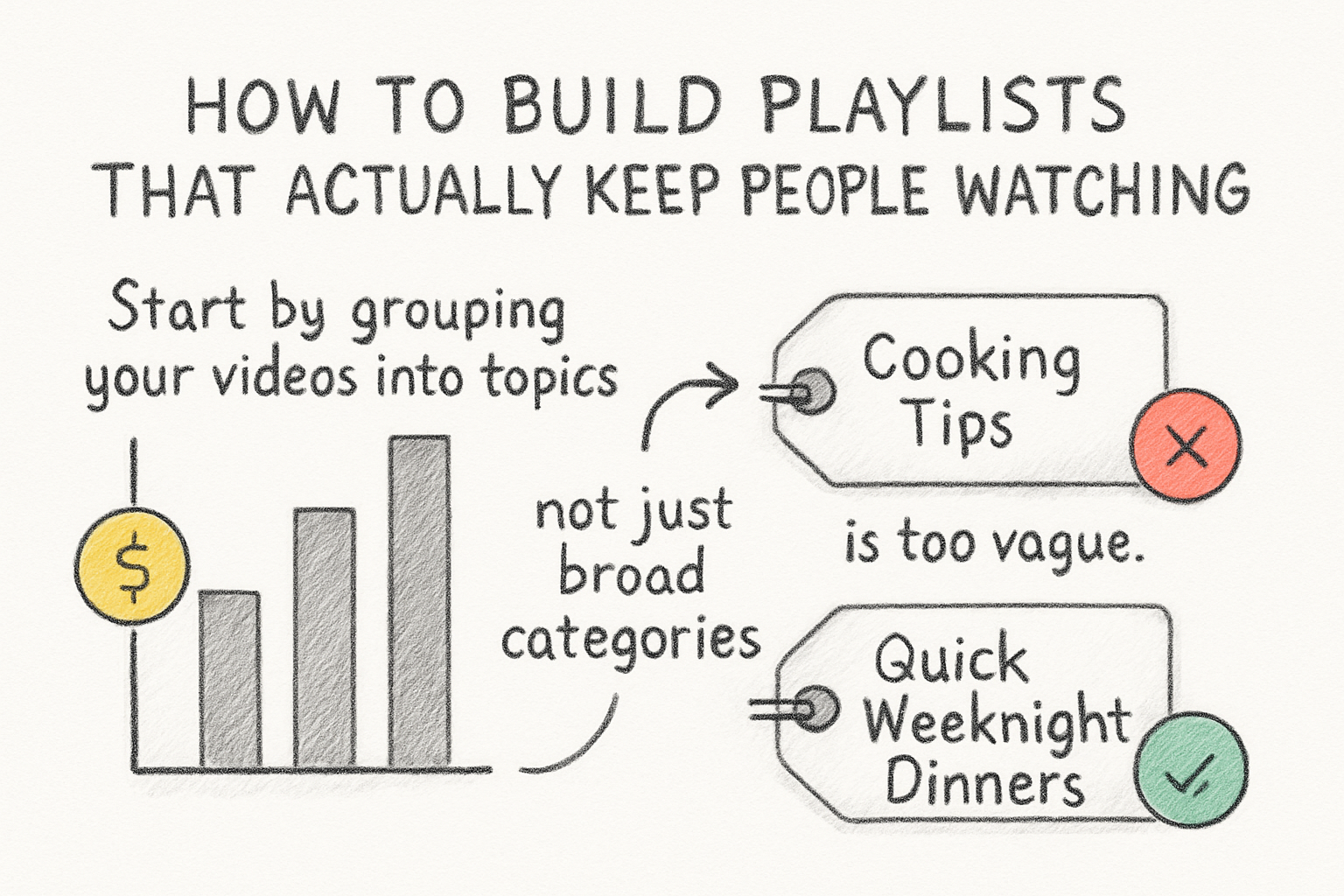 Infographic: How to build playlists that actually keep people watching