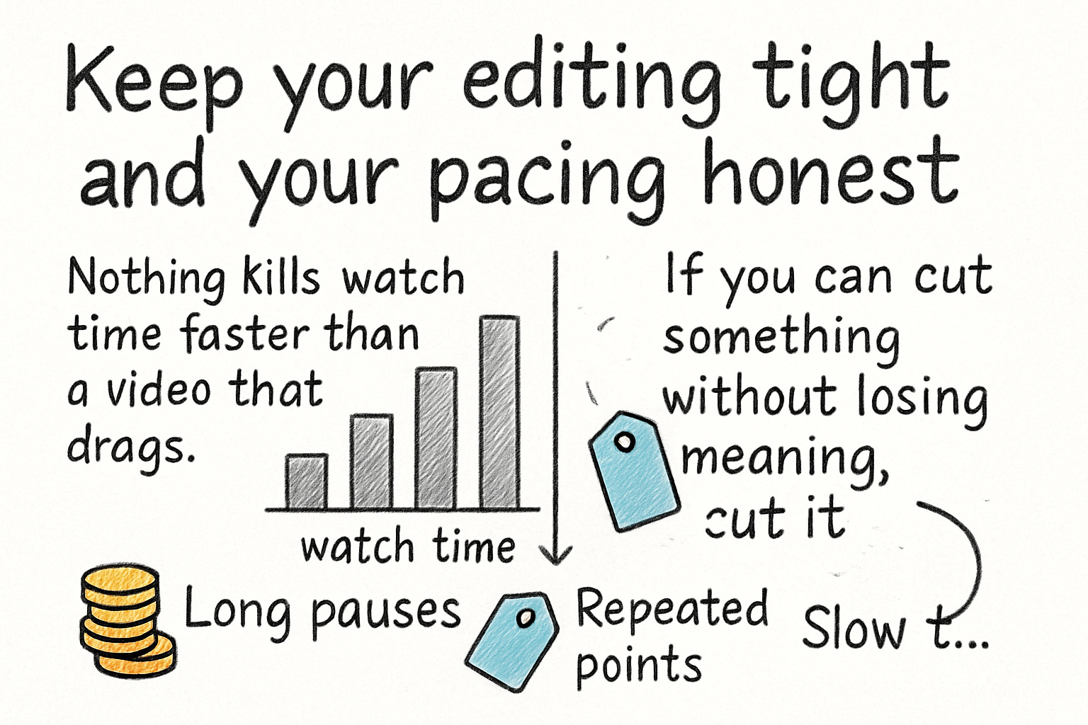 Infographic: Keep your editing tight and your pacing honest
