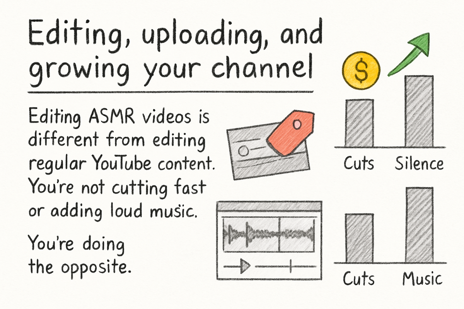 Infographic: Editing, uploading, and growing your channel