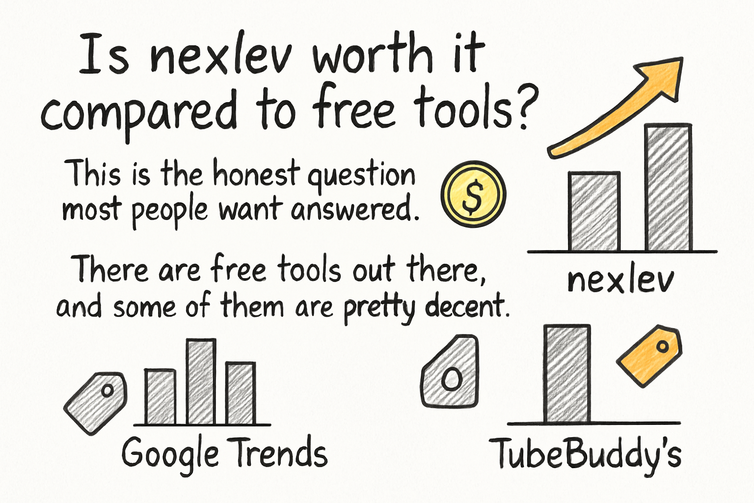 Infographic: Is nexlev worth it compared to free tools