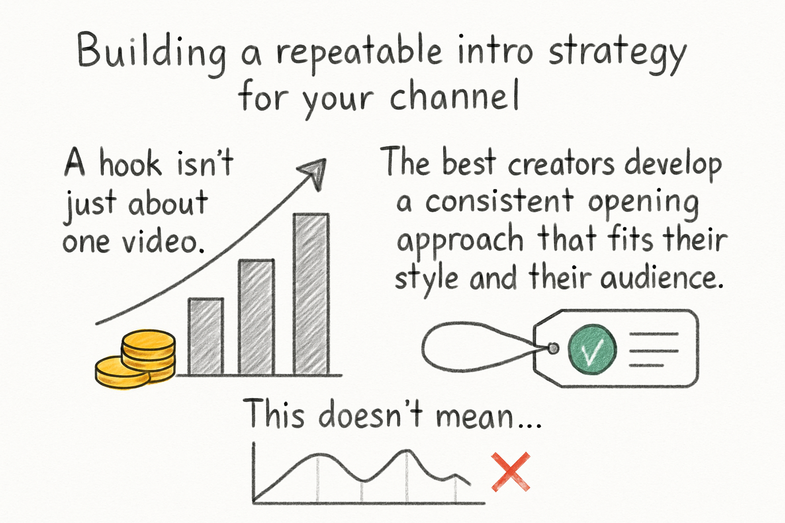 Infographic: Building a repeatable intro strategy for your channel