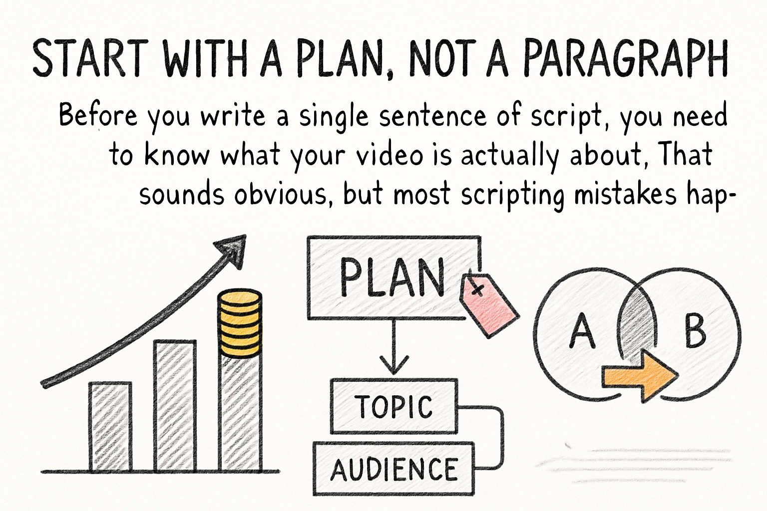 Infographic: Start with a plan, not a paragraph