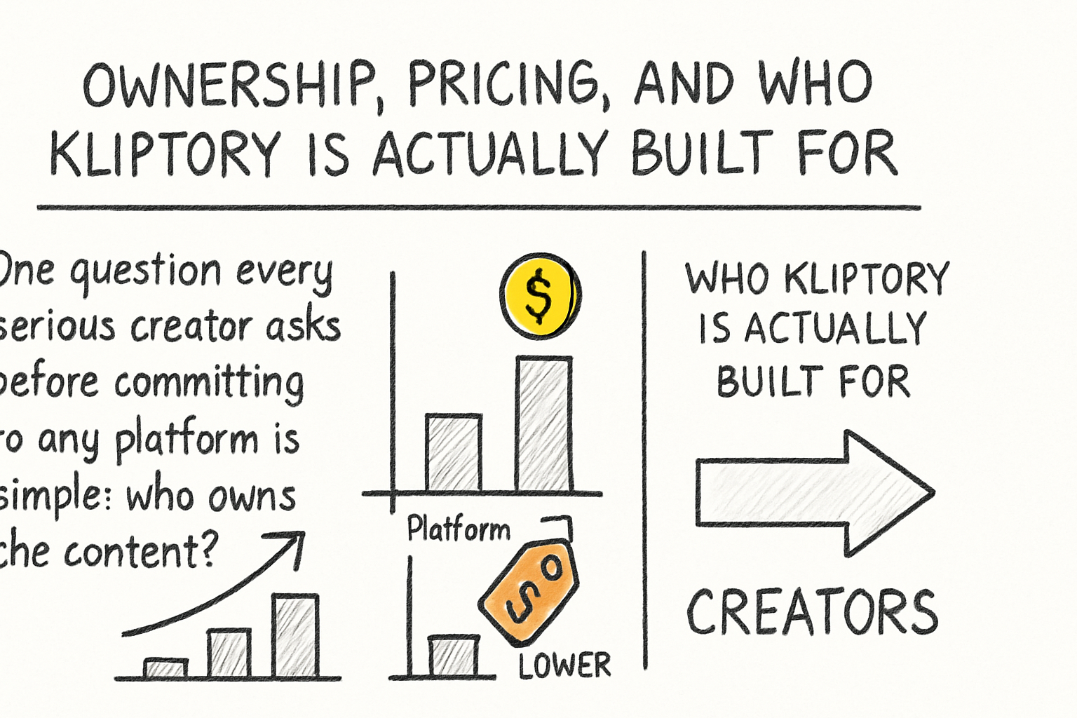 Infographic: Ownership, pricing, and who Kliptory is actually built for