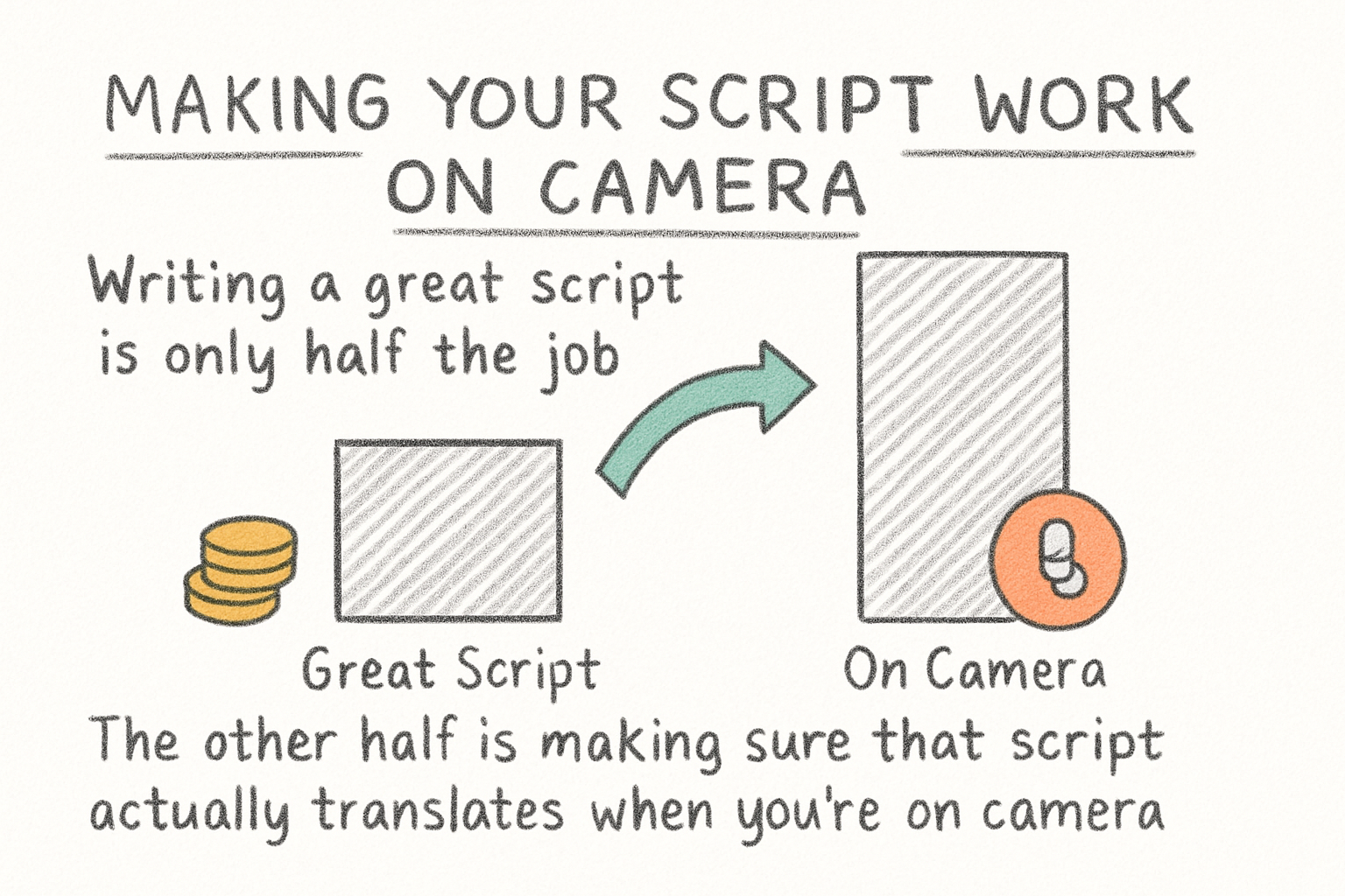 Infographic: Making your script work on camera
