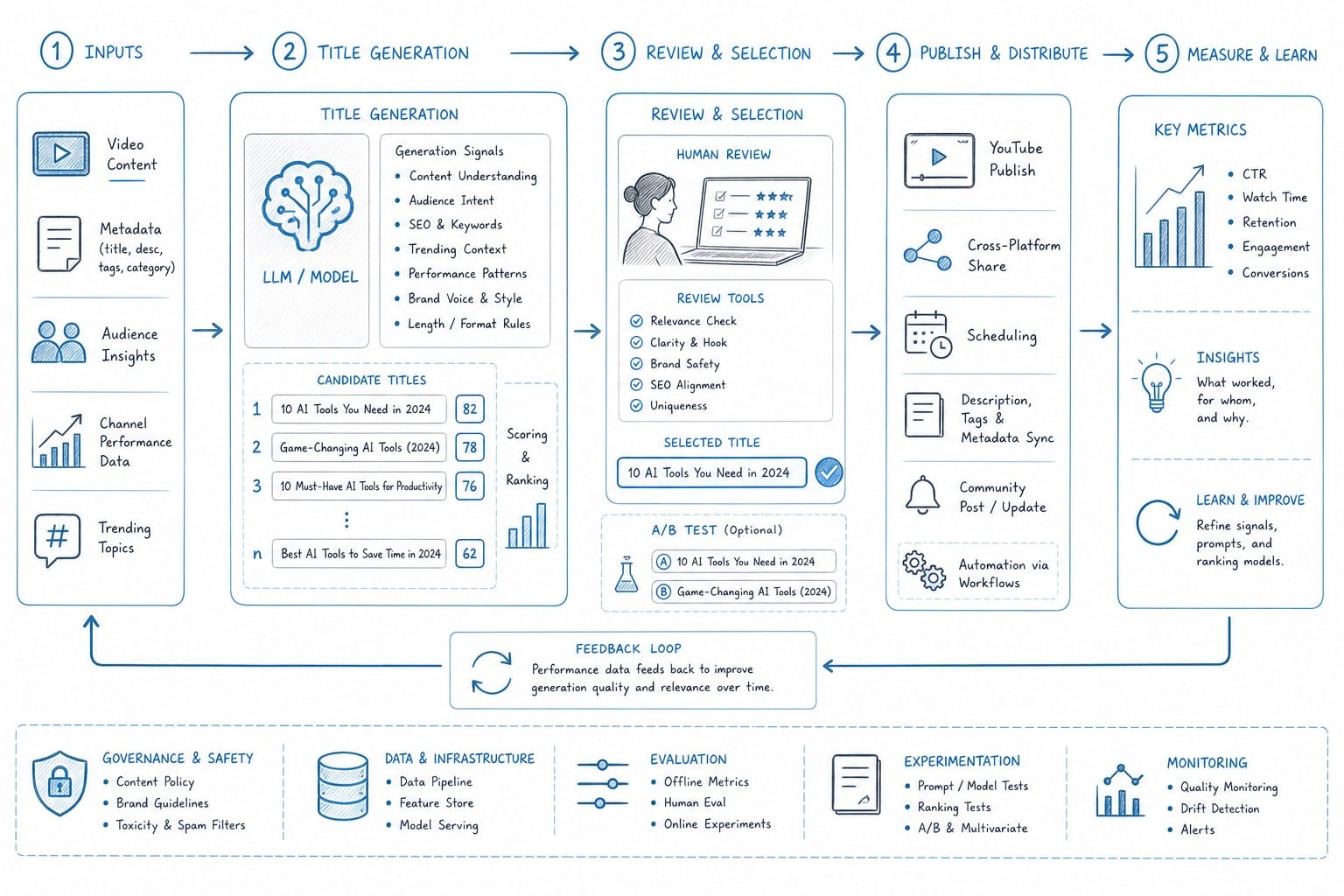 Infographic: Fitting title generation into a full channel production system