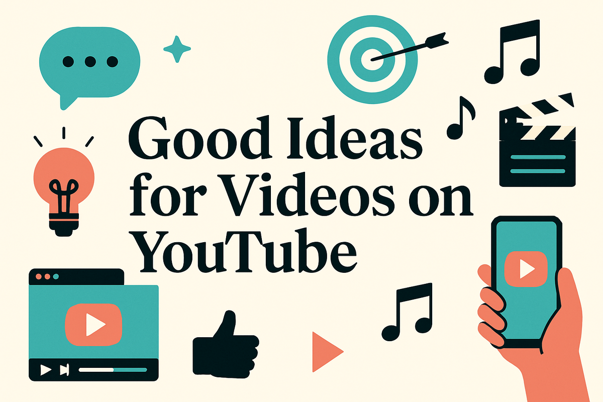 Good Ideas for Videos on YouTube