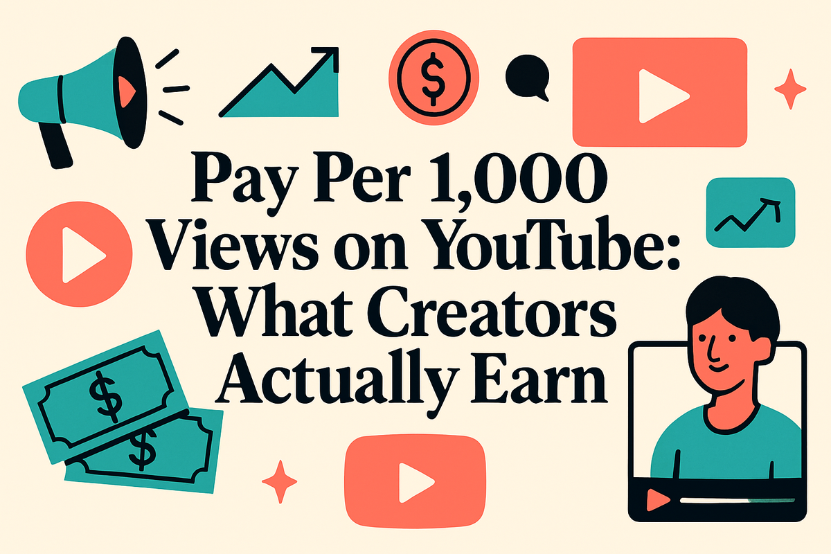 Pay Per 1,000 Views on YouTube: What Creators Actually Earn