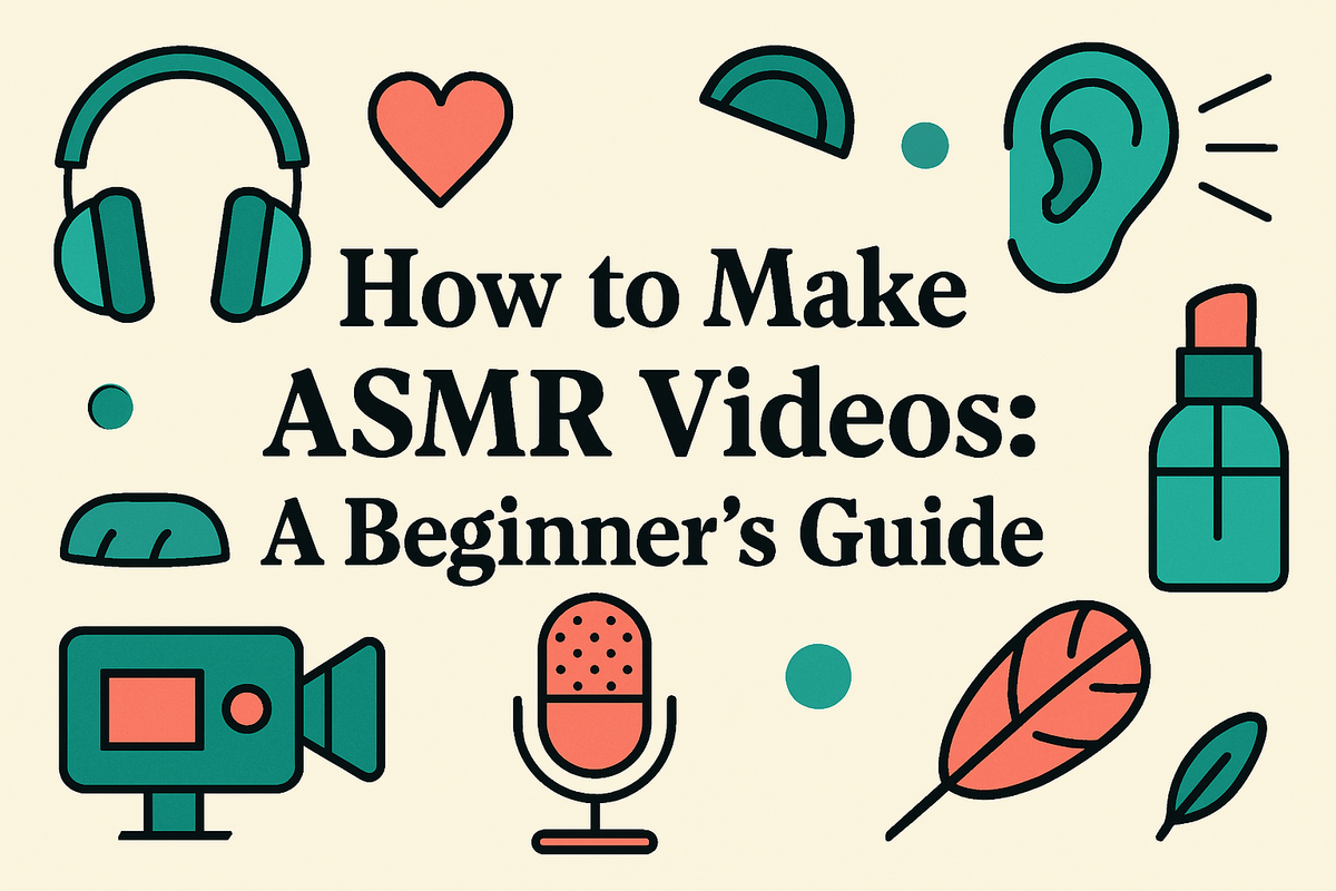 How to Make ASMR Videos: A Beginner's Guide