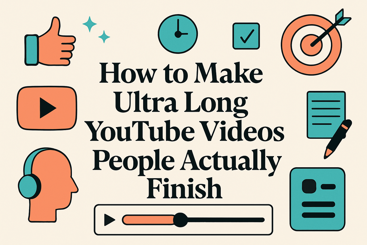 How to Make Ultra Long YouTube Videos People Actually Finish