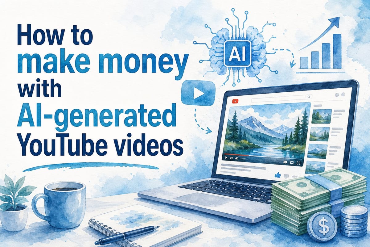 How to make money with AI-generated YouTube videos