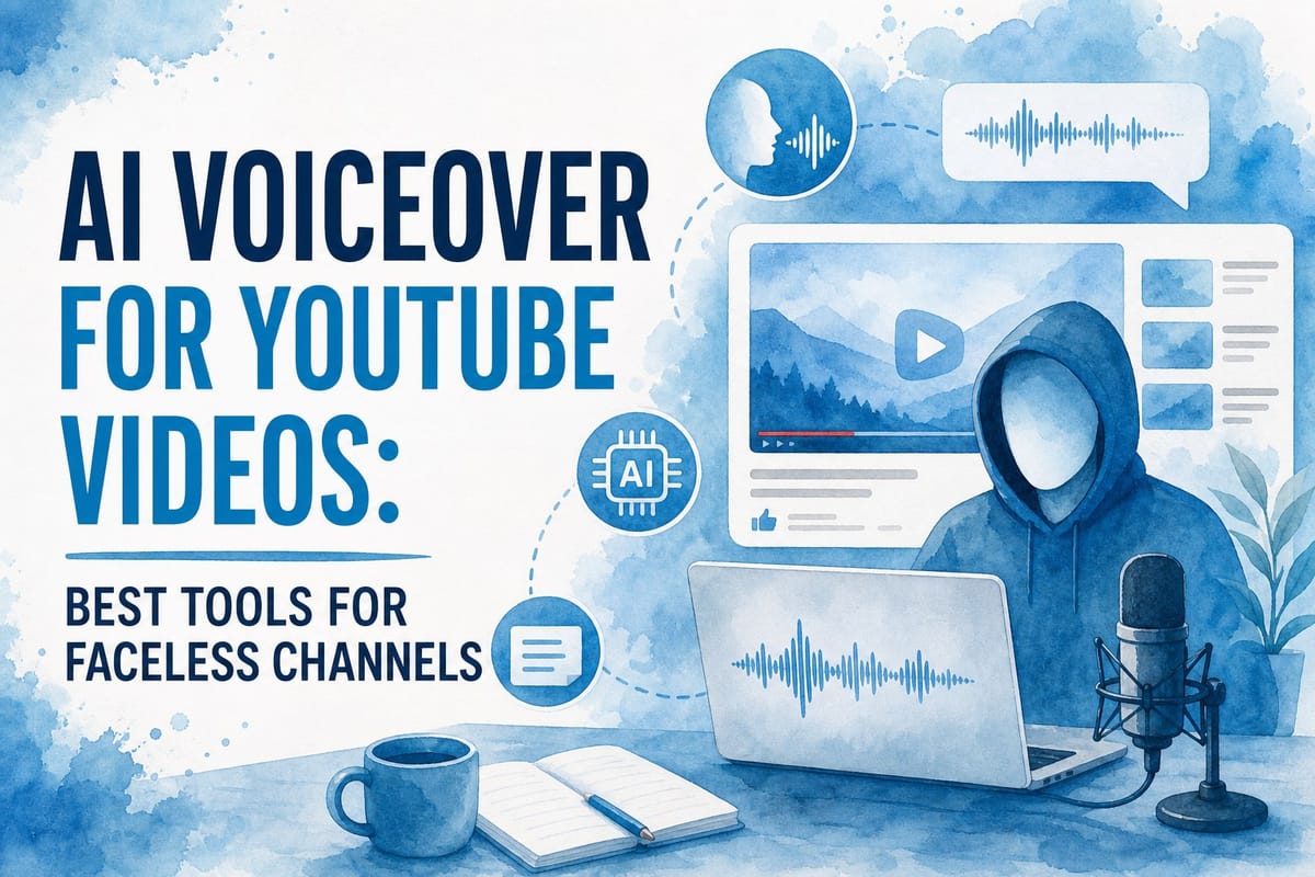 AI voiceover for YouTube videos: best tools for faceless channels