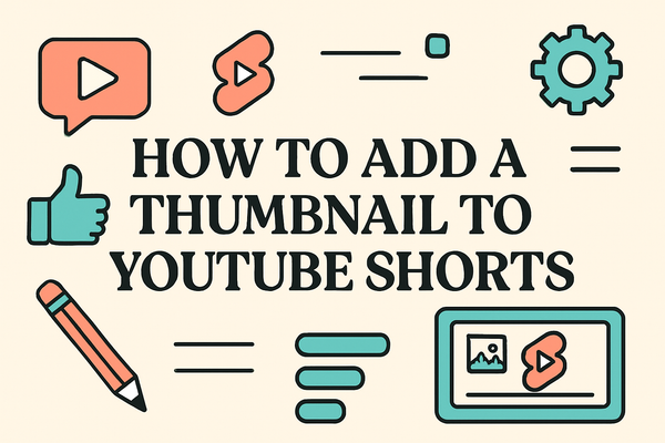 How to Add a Thumbnail to YouTube Shorts