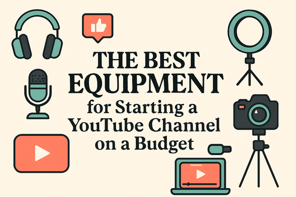 The Best Equipment for Starting a YouTube Channel on a Budget