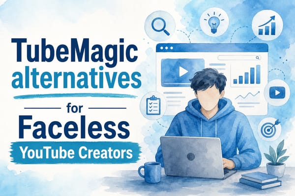 TubeMagic alternatives for faceless YouTube creators