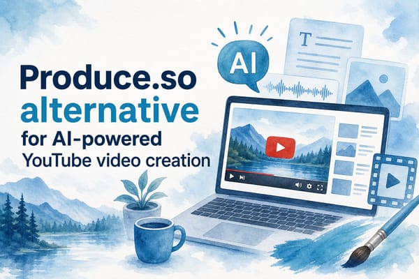 Produce.so alternative for AI-powered YouTube video creation