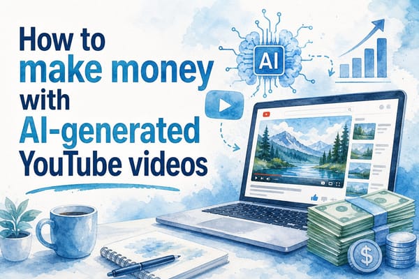 How to make money with AI-generated YouTube videos