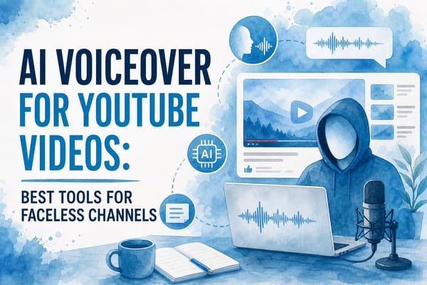 AI voiceover for YouTube videos: best tools for faceless channels